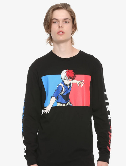 my hero academia todoroki shirt